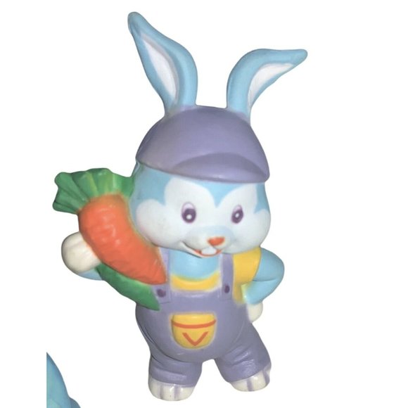 6 Playful Easter Rabbit Figure Decorations - Picture 8 of 8